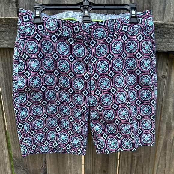 Crown & Ivy Blue and Pink Shorts Size 4 P - Picture 1 of 5